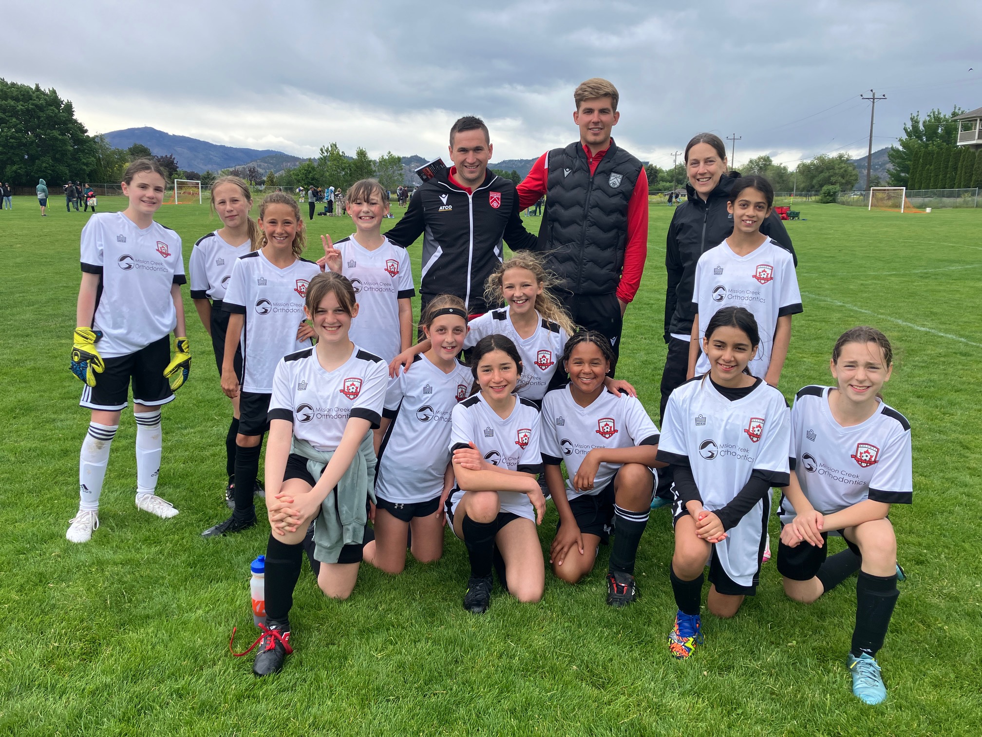 U12 Girls Team - the weekend the CPL came to watch them play!